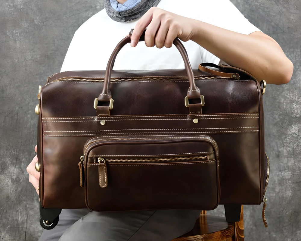 medium luggage with wheels