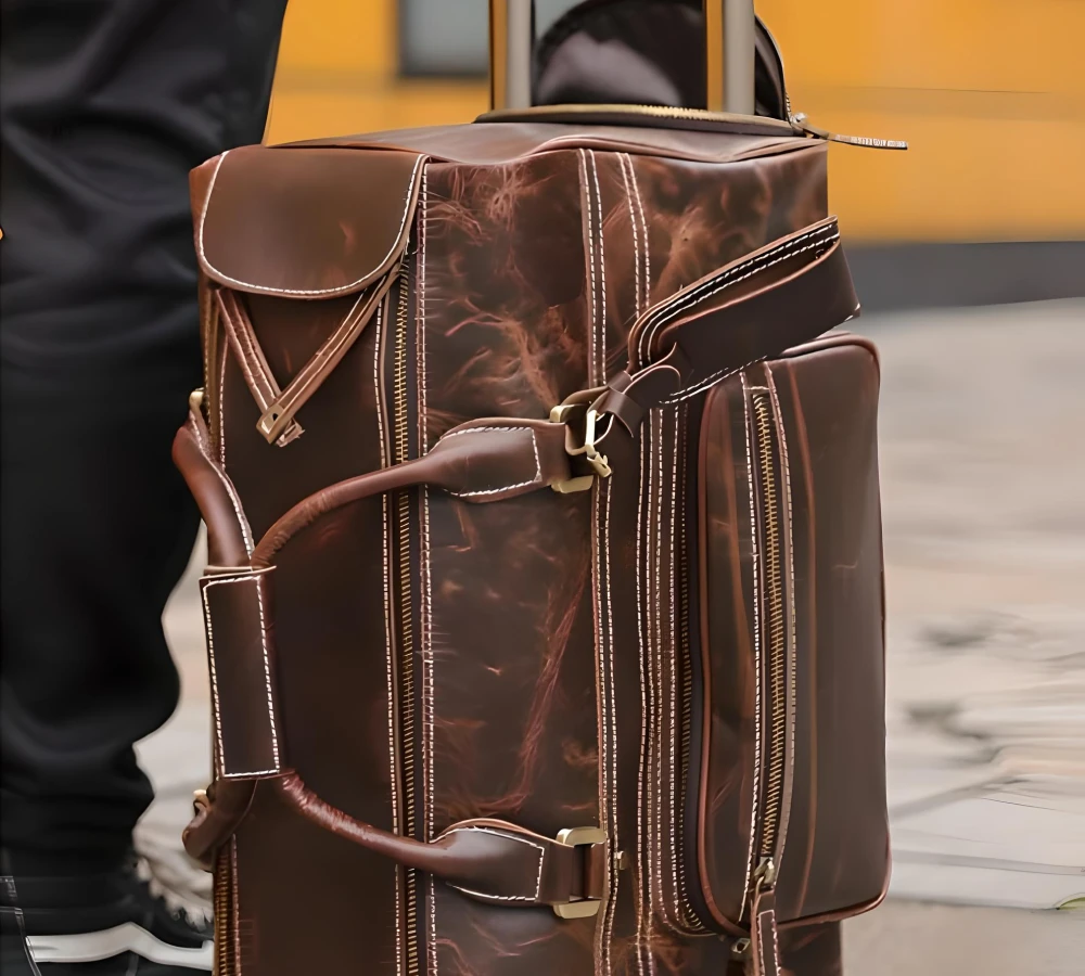 medium luggage with wheels